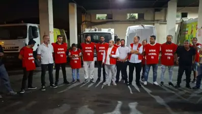 Karşıyaka Belediyesi işçileri iş bıraktı