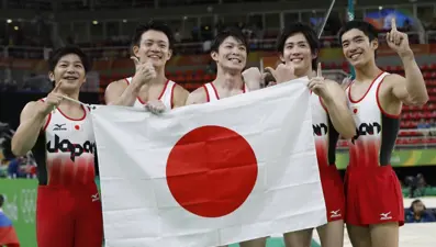 Artistik cimnastikte altın Japonya'nın