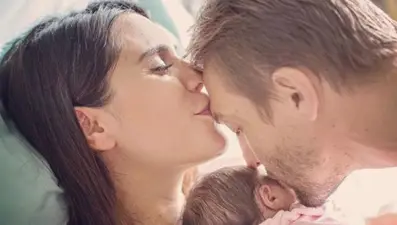 Şükran Ovalı ve Caner Erkin çiftinin kızları Mihran Ela'nın ilk fotoğrafı