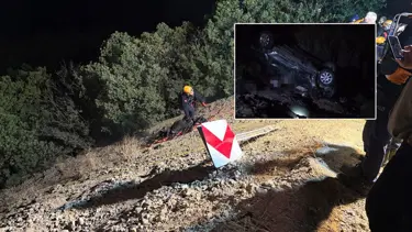 Sivas'ta feci kaza: Uçuruma yuvarlanan araçtaki 4 kişi öldü