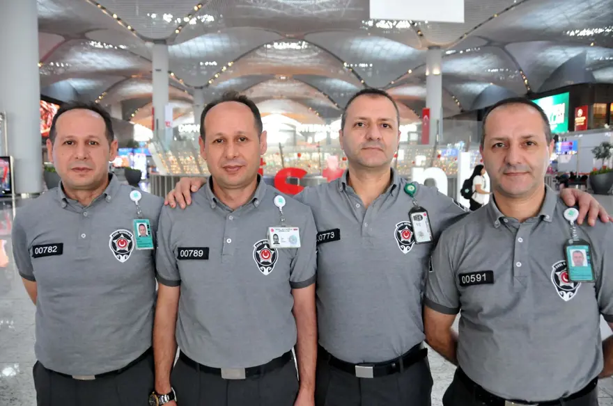 İstanbul Havalimanı’nın ikiz güvenlikleri! 