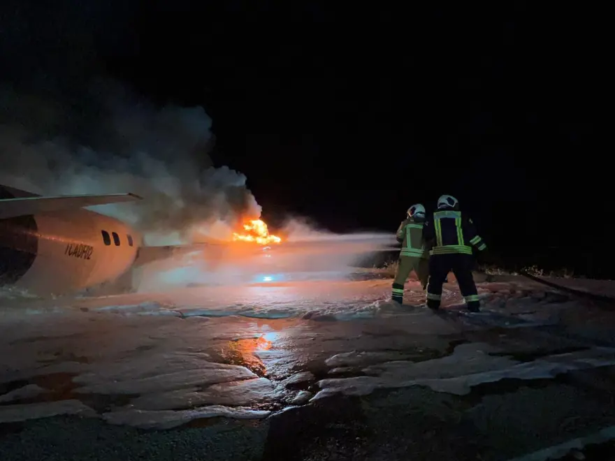 Havalimanında gerçeği aratmayan tatbikat 2