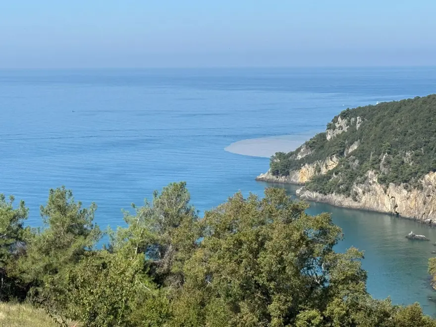 Bartın Irmağı, denizin rengini değiştirdi 