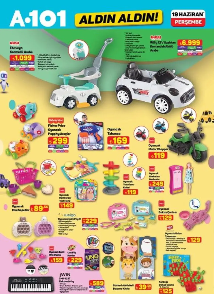 A101 aktüel katalog 19 Haziran 2025: Çamaşır makinesi, buzdolabı, halı yıkama makinesi, katlanabilir elektrikli bisiklet satışa çıkıyor 8