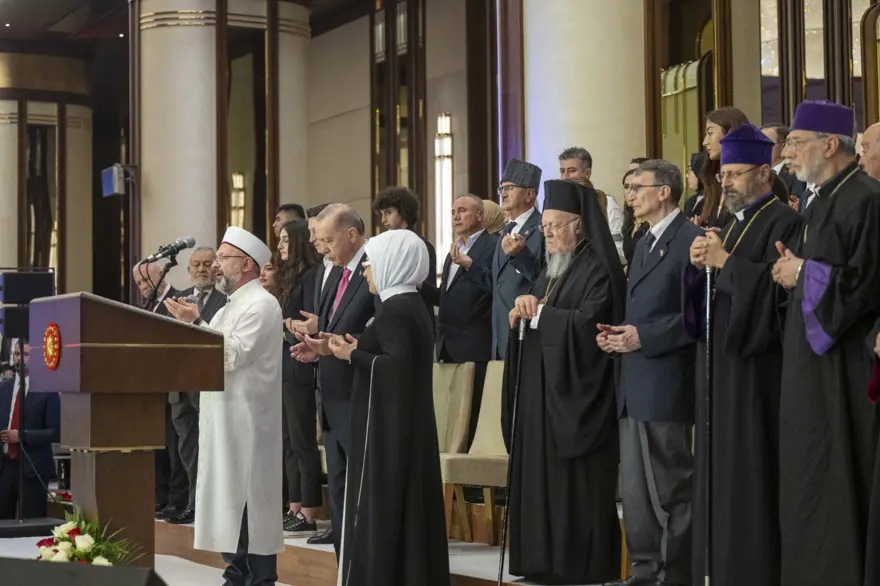 Cumhurbaşkanı Erdoğan için Beştepe'de tören 37