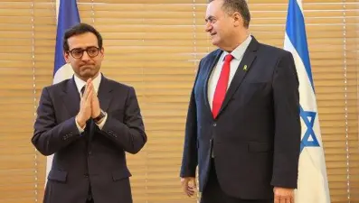 Fransa Dışişleri Bakanı Kudüs'te: İsrail'den "fon teşekkürü"