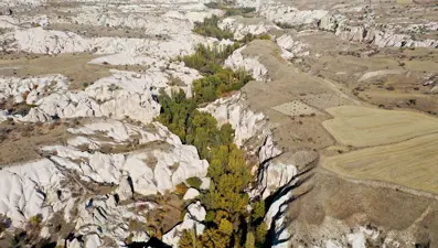Kapadokya'nın gözbebeği Gomeda Vadisi doğa tutkunlarını ağırlıyor