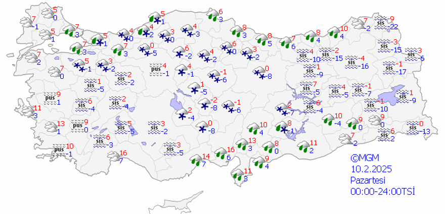 PAZARTESİ HAVA NASIL OLACAK? 6