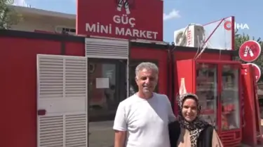 Depremzede esnafın umudu yeniden yeşerdi