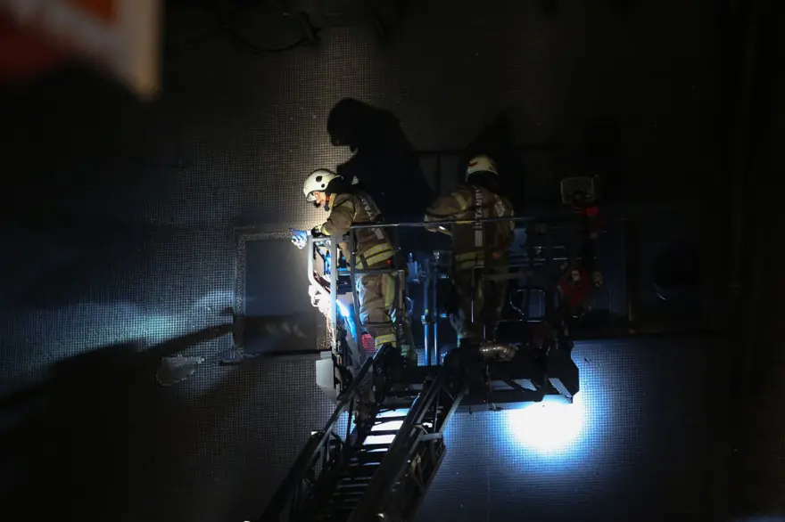 İstanbul'da iş yeri yangını 2