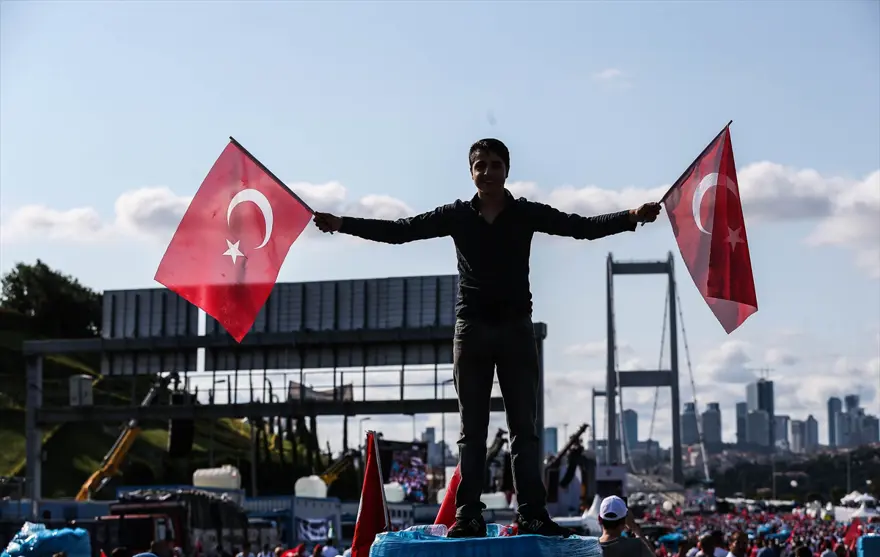 Köprüde Milli Birlik Yürüyüşü 52 Köprüde Milli Birlik Yürüyüşü 52