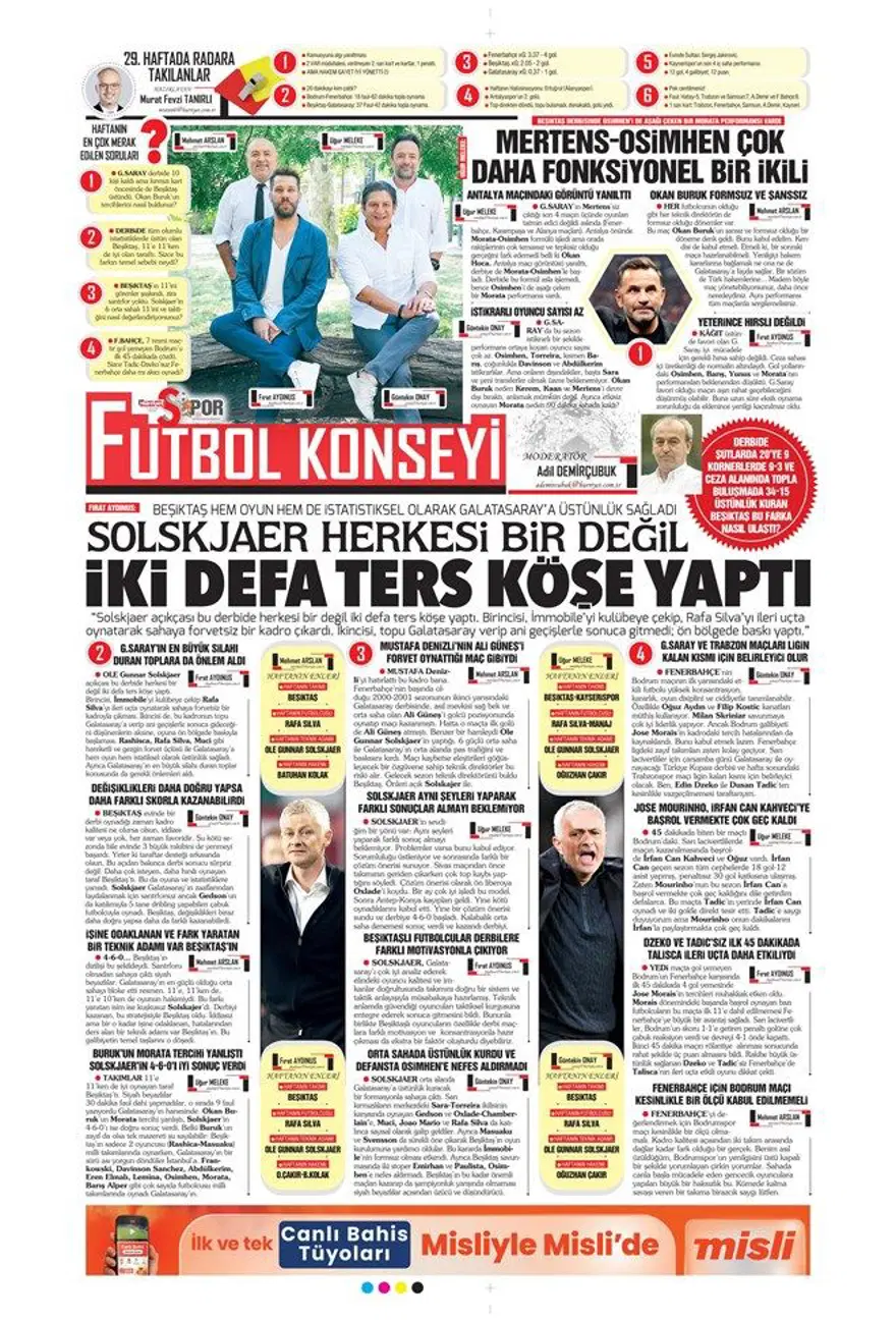 "Aslan'da büyük yemin" (31 Mart 2025 spor manşetleri) 14