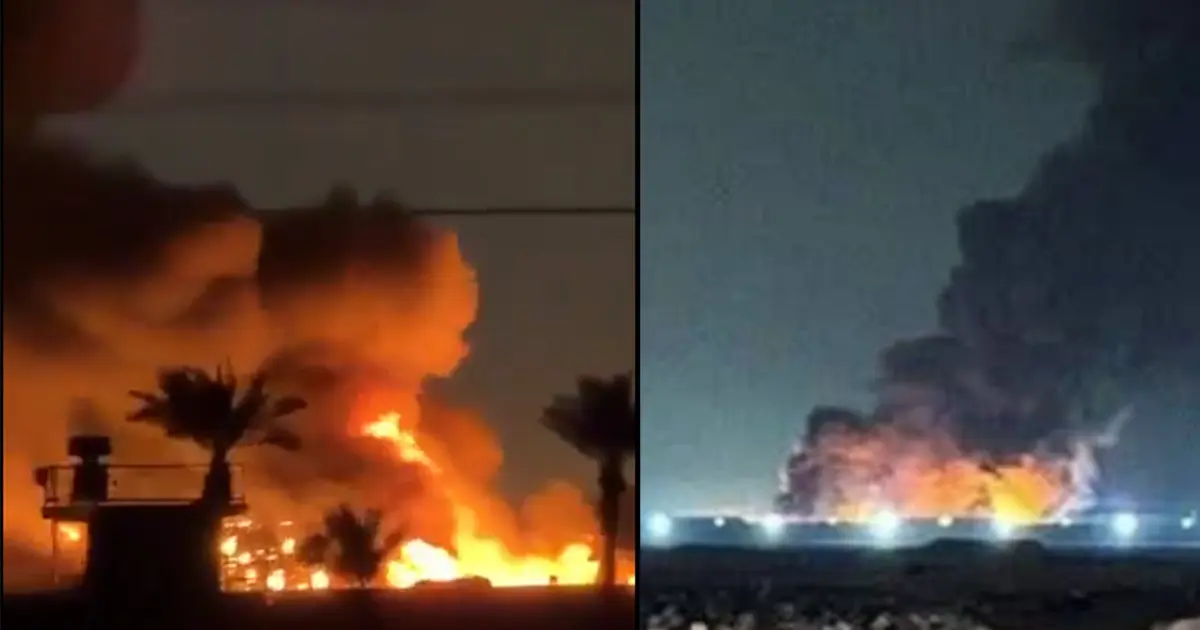 Bağdat'ta yeni saldırı: ABD üssünde yangın çıktı