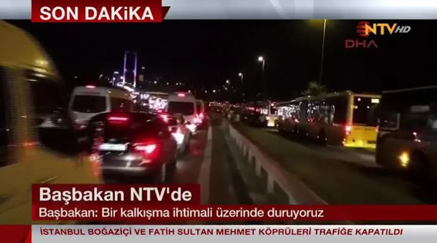 DARBE GİRİŞİMİNİ NTV DUYURDU 5 DARBE GİRİŞİMİNİ NTV DUYURDU 5