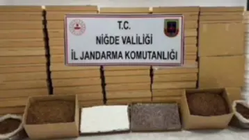 Niğde'de kaçakçılık operasyonu: 50 milyon TL'lik malzeme ele geçirildi