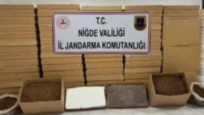 Niğde'de kaçakçılık operasyonu: 50 milyon TL'lik malzeme ele geçirildi