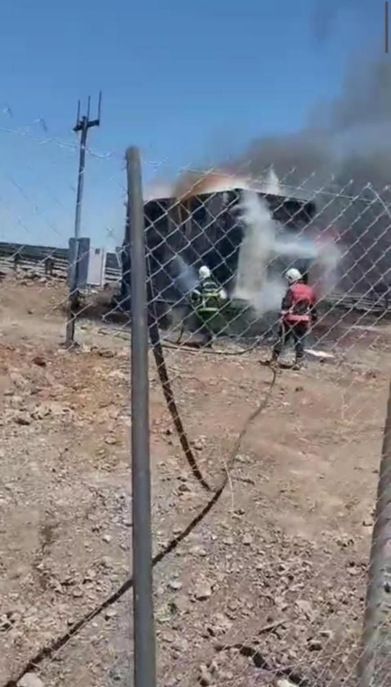 Şanlıurfa'da trafo yangını