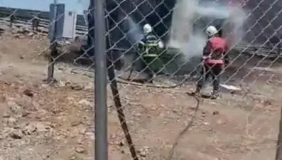 Şanlıurfa'da trafo yangını