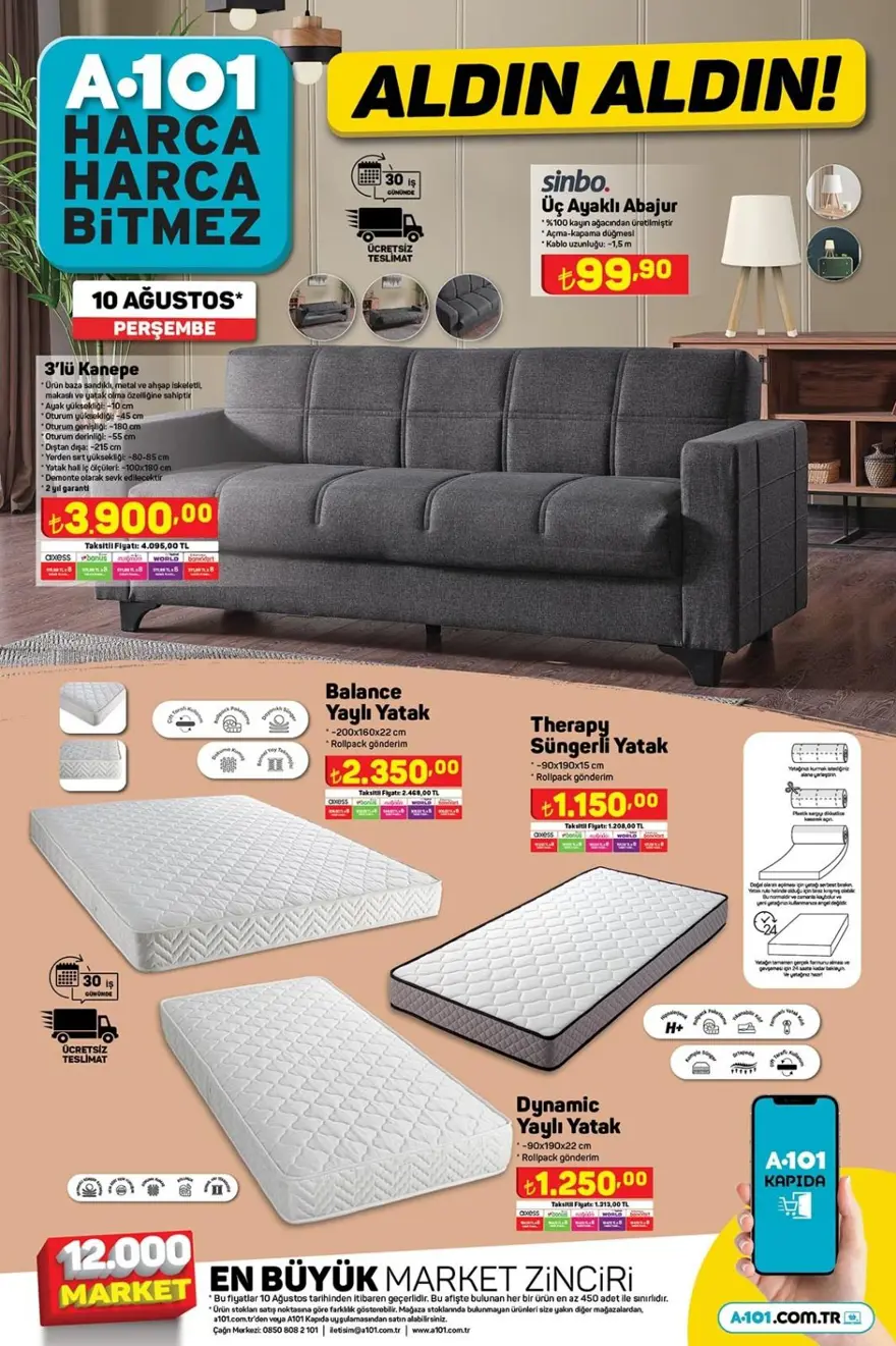 A101 markette bu haftaya özel yeni indirimli ürünler listesi belli oldu (10 Ağustos A101 aktüel ürünler kataloğu) 4