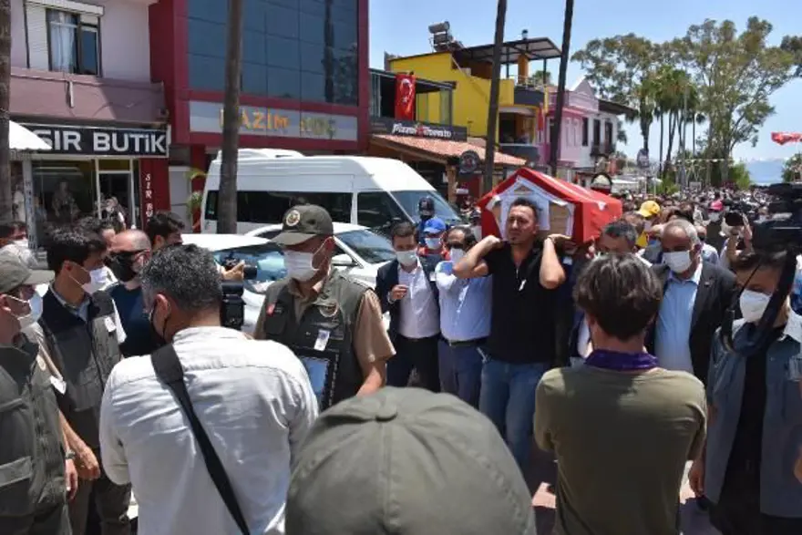 Muğla'da 'orman şehidi' törenle son yolculuğuna uğurlandı 19