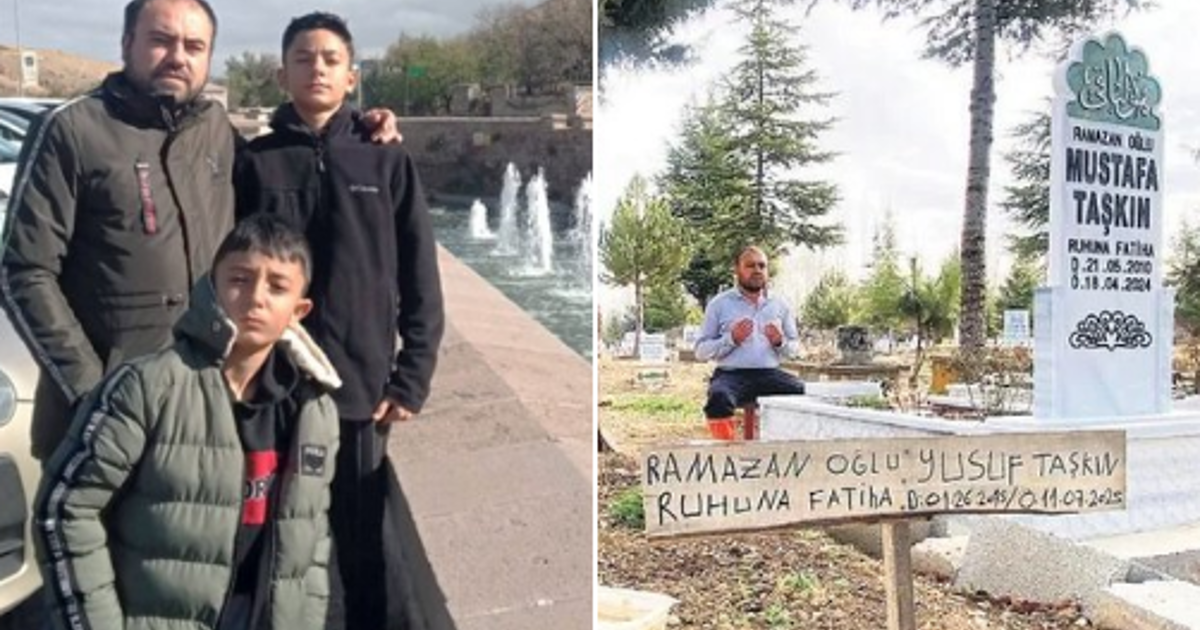 Bir babanın en zor görevi. Zorbalık kurbanı çocuklarına yakın olmak için mezarlıkta işe başladı