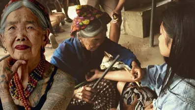 106 yaşındaki dövme sanatçısı en yaşlı kapak modeli oldu