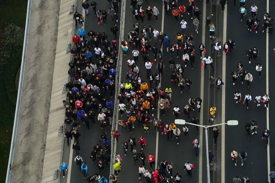 İstanbul Maratonu'ndan renkli görüntüler 16
