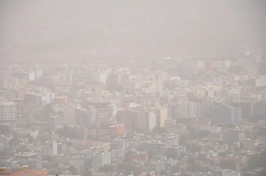 Cizre'de kum fırtınası 4 Cizre'de kum fırtınası 4