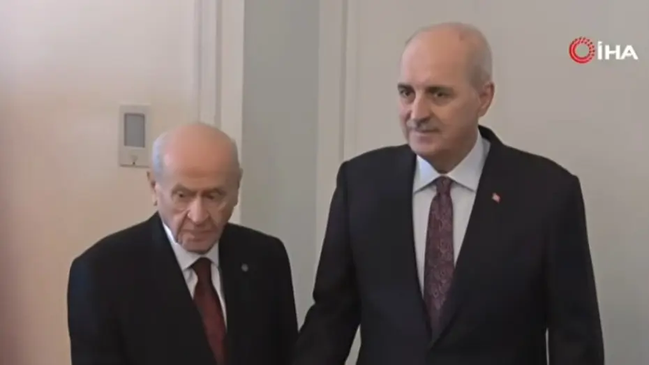 Kurtulmuş'tan Bahçeli'ye ziyaret. Süreç kapsamındaki düzenlemeler ele alınacak
