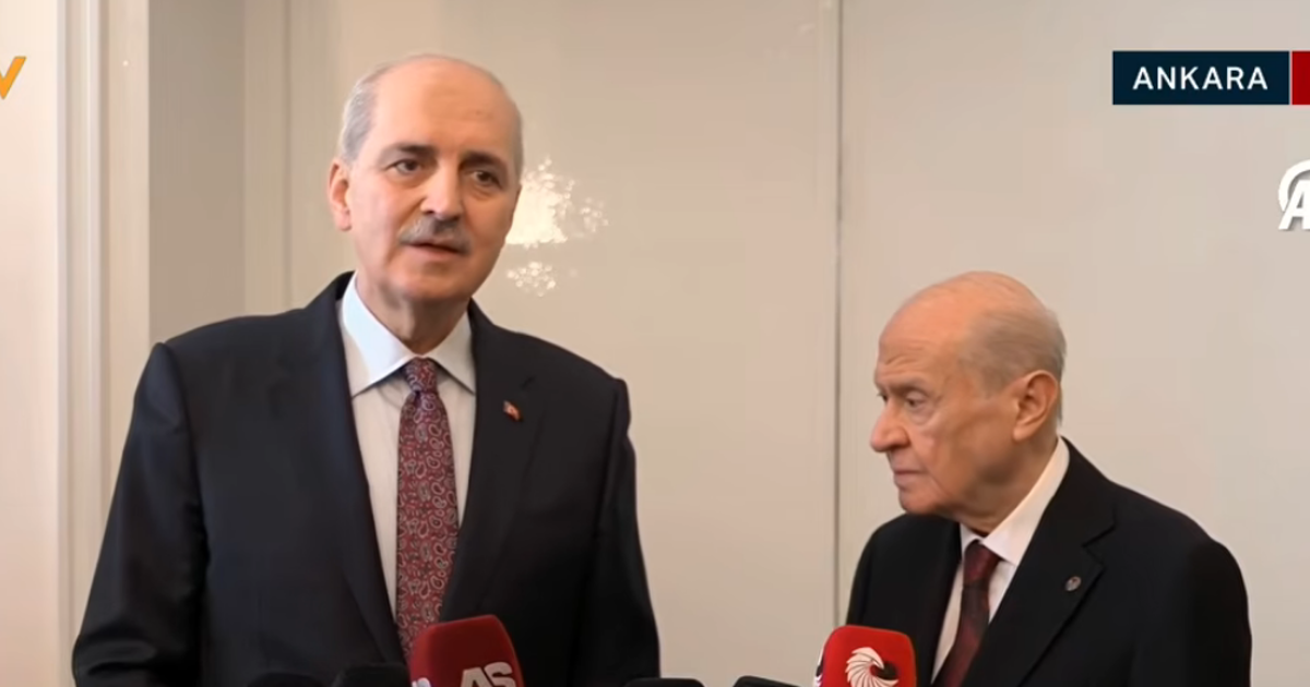 Kurtulmuş Bahçeli'yi ziyaret etti