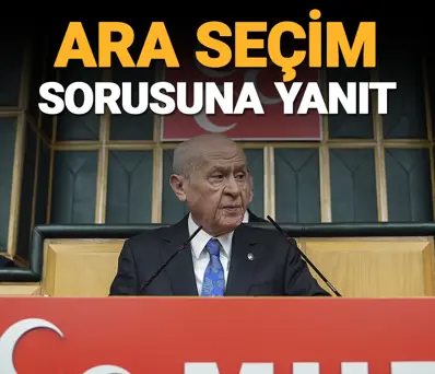 Bahçeli: Seçim zamanında yapılacak