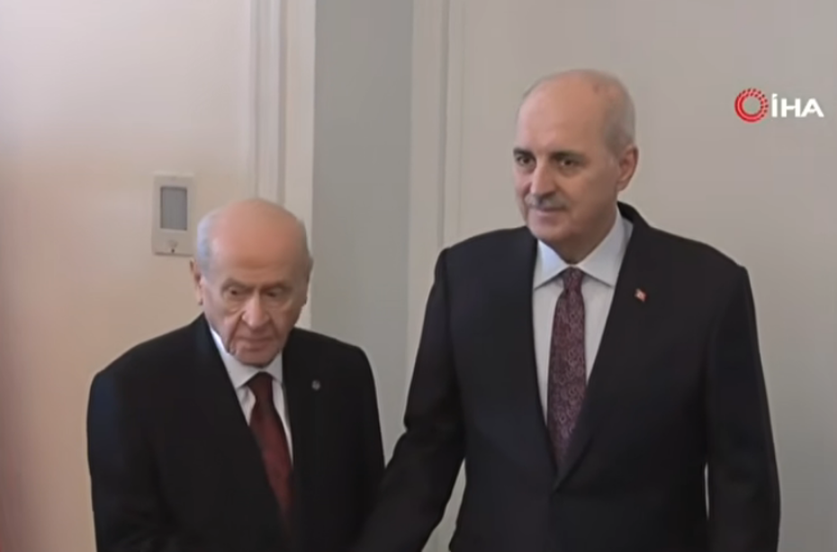 Kurtulmuş Bahçeli'yi ziyaret ediyor