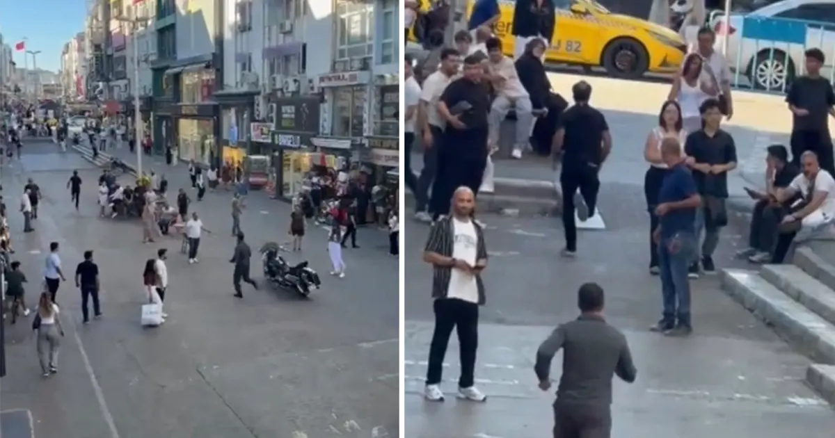 Bakırköy'de dehşet anı. İşportacı ensesinden bıçakladı