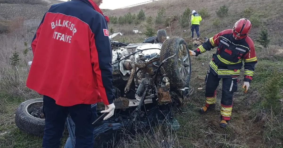 İzmir-İstanbul Otoyolu'nda feci kaza. Bir can kaybı var