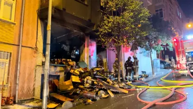 Bağcılar'da iş yerinde çıkan yangında bir can kaybı