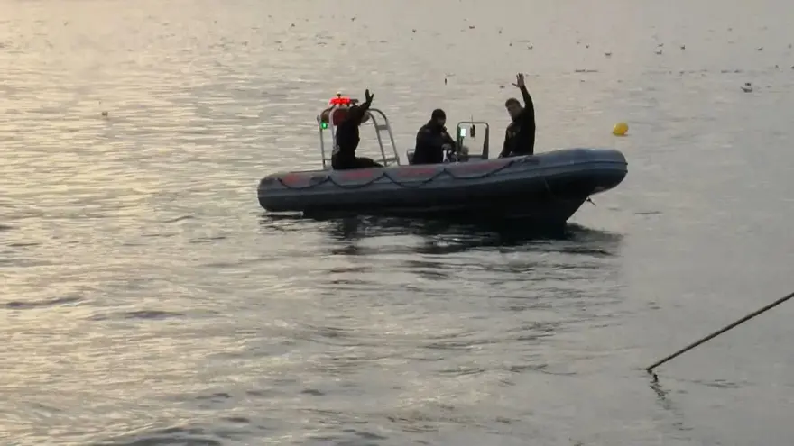 Beşitaş sahilinde dalgıçlarla kedi kurtarma operasyonu 6