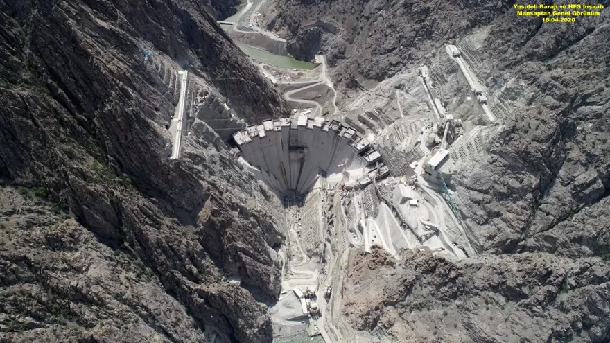 Türkiye'nin en yüksek Yusufeli Barajı'nda son durum 4