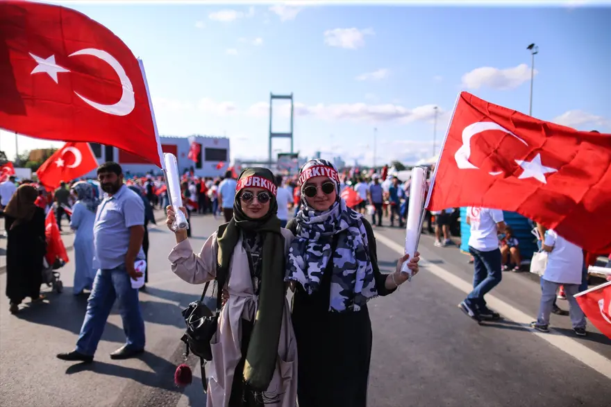 Köprüde Milli Birlik Yürüyüşü 12 Köprüde Milli Birlik Yürüyüşü 12