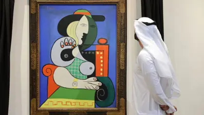 Ünlü Picasso tablosu Dubai'deki müzayede evinde sergileniyor