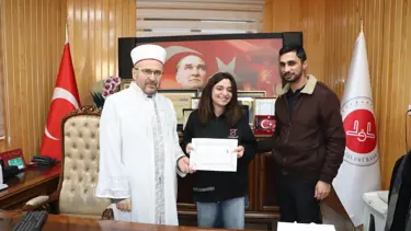 İtalyan Martina, Elazığ'da İslamiyet'i seçti