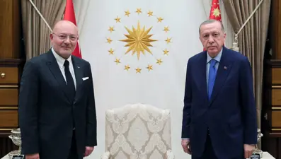 Cumhurbaşkanı Erdoğan, Ferit Şahenk ve Ali Koç'u kabul etti