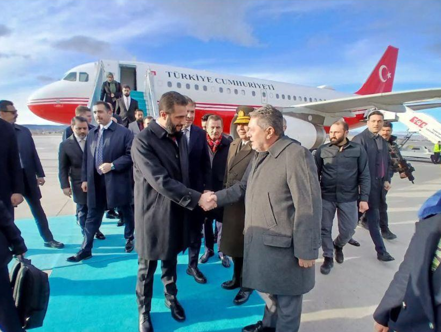 Suriye lideri Şara ilk kez Ankara'da 2