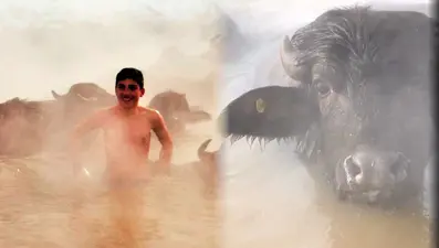 Eksi 20 derecede kaplıca keyfi