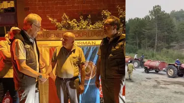 Patlak lastik de durduramamıştı, su tankeri hediye edildi