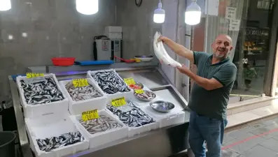 Rize’de sezonun ilk balıkları tezgahtaki yerlerini aldı