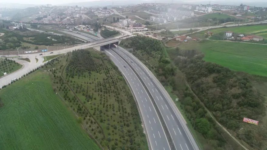 TEM yolu Kocaeli geçişinde tarihi sessizlik 1 TEM yolu Kocaeli geçişinde tarihi sessizlik 1