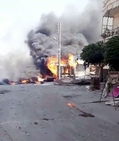 Afrin'de patlama: 11 ölü