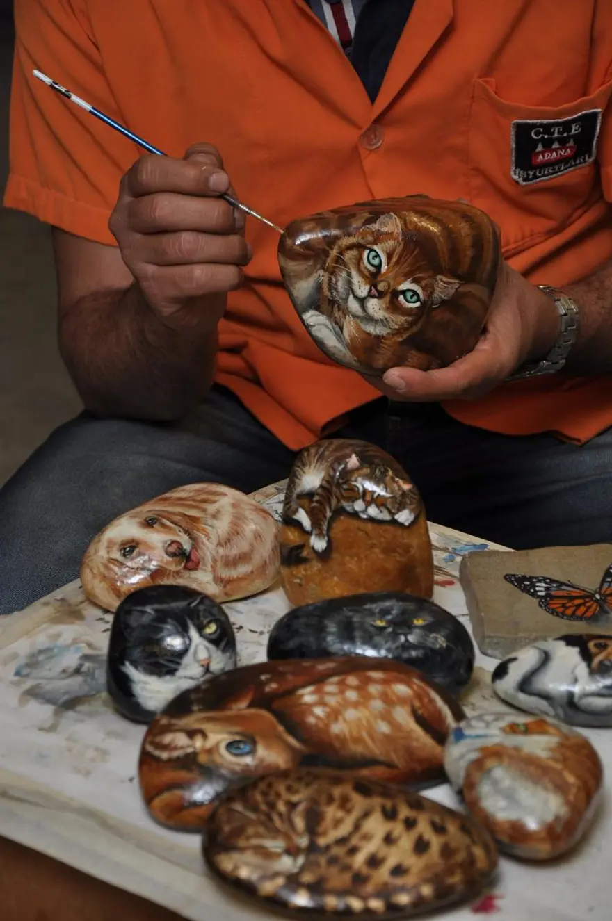 Kozalaklardan sanat eserine 12