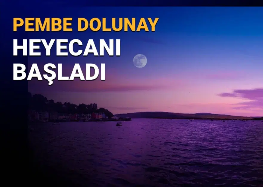 Pembe dolunay nedir, ne zaman, saat kaçta görülecek, Türkiye'den görülecek mi? Pembe dolunay nedir, ne zaman, saat kaçta görülecek, Türkiye'den görülecek mi?