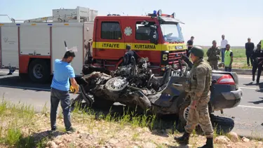 Mardin'de tanker ile otomobil çarpıştı: 2 ölü, 1 yaralı